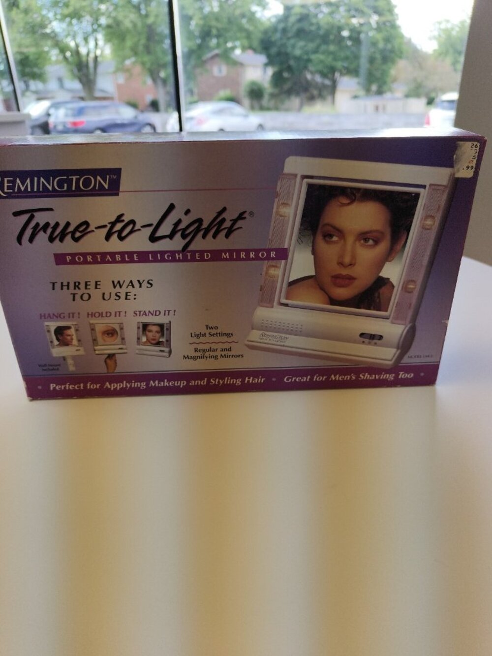 Vintage NEW Remington True to Light Portable Lighted Mirror 1995 LM-5